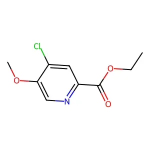Ethyl 4-chloro-5-methoxypicolinate structure