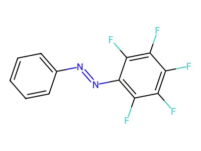 Diazene, (pentafluorophenyl)phenyl- structure