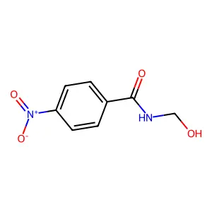 N-(hydroxymethyl)-4-nitrobenzamide structure