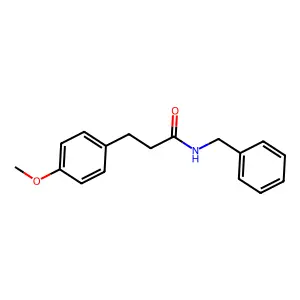 N-苄基-对甲氧基氢化肉桂酰胺 structure