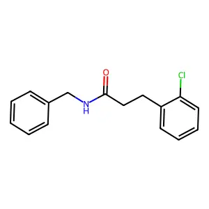 N-苄基-邻氯氢化肉桂酰胺 structure