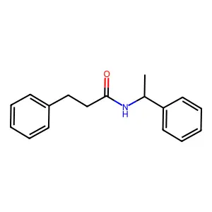 3-苯基-N-(1-苯乙基)丙亚胺酸 structure