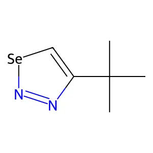 1,2,3-Selenadiazole, 4-(1,1-dimethylethyl)- structure