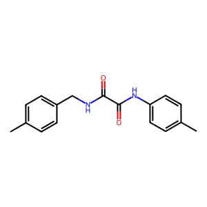 N-(4-methylbenzyl)-N'-(4-methylphenyl)ethanediamide structure