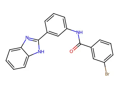 N-[3-(1H-benzimidazol-2-yl)phenyl]-3-bromobenzamide structure