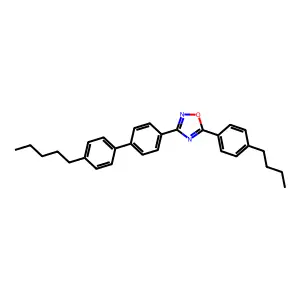 5-(4-Butylphenyl)-3-[4-(4-pentylphenyl)phenyl]-1,2,4-oxadiazole structure
