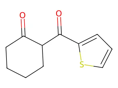 2-(Thien-2-ylcarbonyl)cyclohexanone structure