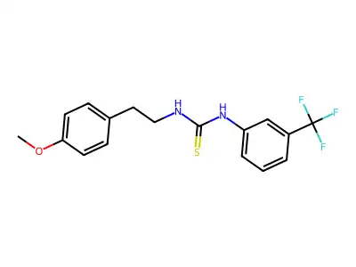 1-[2-(4-Methoxyphenyl)ethyl]-3-[3-(trifluoromethyl)phenyl]thiourea structure