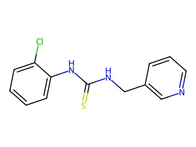 1-(2-Chlorophenyl)-3-(pyridin-3-ylmethyl)thiourea structure