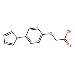 (4-Pyrrol-1-yl-phenoxy)-acetic acid structure