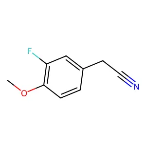 3-Fluoro-4-methoxyphenylacetonitrile structure