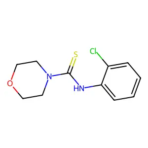 N-(2-chlorophenyl)morpholine-4-carbothioamide structure