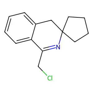 1'-(chloromethyl)-4'H-spiro[cyclopentane-1,3'-isoquinoline] structure