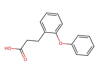 3-(2-phenoxyphenyl)propanoic Acid structure