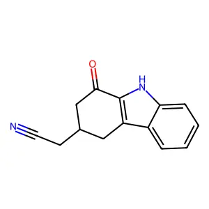 1,3,5-Benzenetricarbonitrile, 4,6-dichloro-2-(m-fluoroanilino)- structure