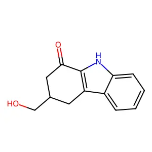 1,3,5-Benzenetricarbonitrile, 4,6-dichloro-2-(m-trifluoromethylanilino)- structure