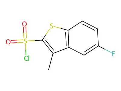 5-Fluoro-3-methylbenzo[b]thiophene-2-sulphonyl chloride structure
