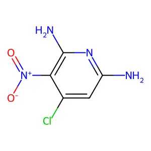 4-氯-3-硝基吡啶-2,6-二胺 structure