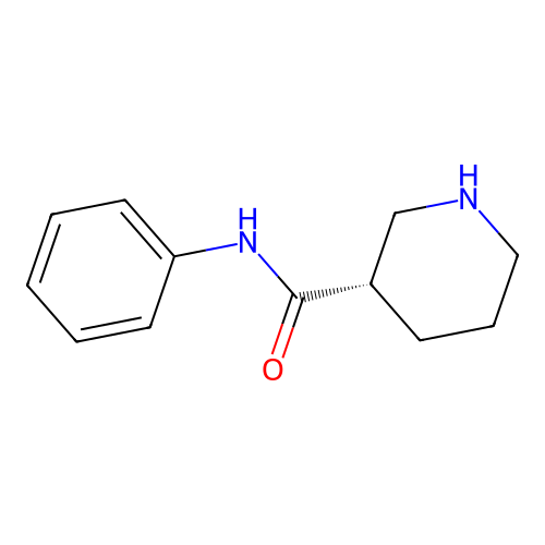 (3S)-N-phenyl-3-piperidinecarboxamide structure