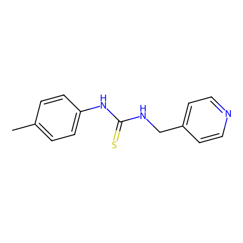 1-(4-Methylphenyl)-3-(pyridin-4-ylmethyl)thiourea structure