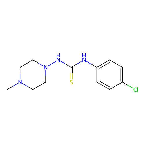 1-(4-Chlorophenyl)-3-(4-methylpiperazin-1-yl)thiourea structure