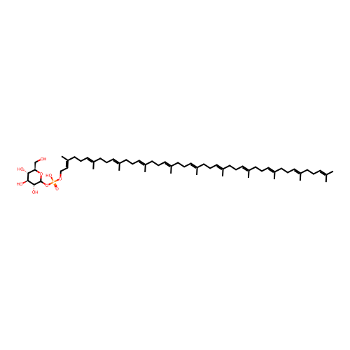 Polyisoprenol phosphate glucose structure