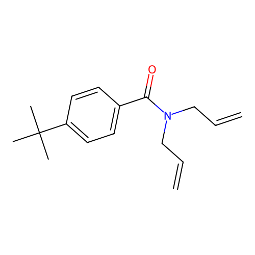 N,N-diallyl-4-tert-butylbenzamide structure