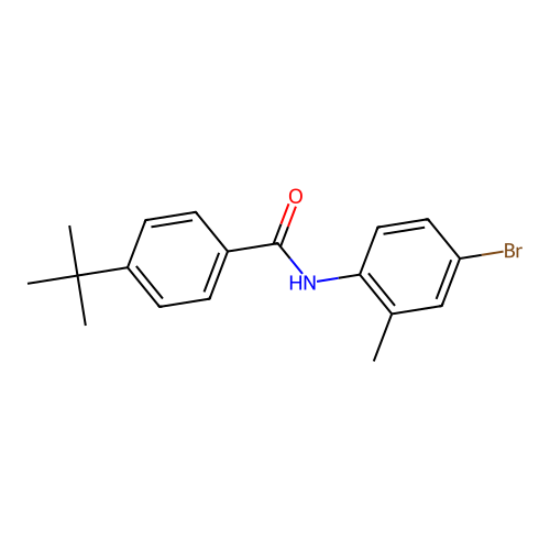 N-(4-bromo-2-methylphenyl)-4-tert-butylbenzamide structure