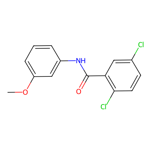 2,5-dichloro-N-(3-methoxyphenyl)benzamide structure