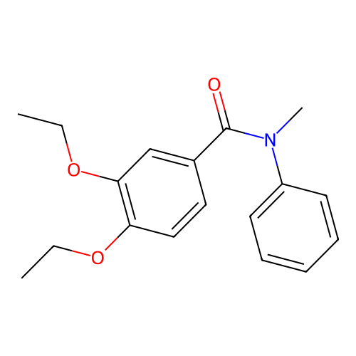 3,4-diethoxy-N-methyl-N-phenylbenzamide structure