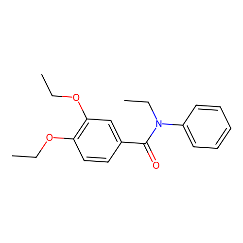 3,4-diethoxy-N-ethyl-N-phenylbenzamide structure