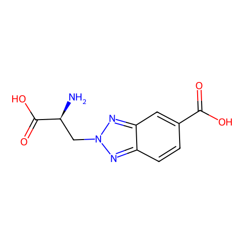 3-(5-Carboxy-2H-benzotriazol-2-yl)-L-alanine structure