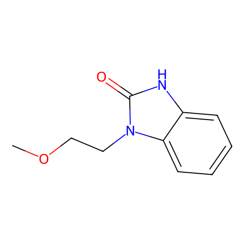 2H-Benzimidazol-2-one, 1,3-dihydro-1-(2-methoxyethyl)- structure