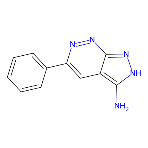 5-phenyl-2H-pyrazolo[3,4-c]pyridazin-3-amine structure