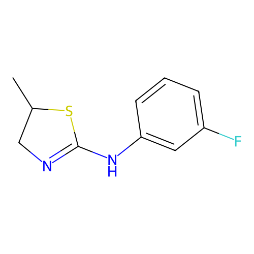 N-(3-Fluorophenyl)-5-methyl-4,5-dihydro-1,3-thiazol-2-amine structure