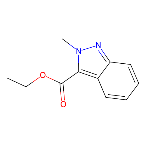 ethyl 2-methyl-2H-indazole-3-carboxylate structure