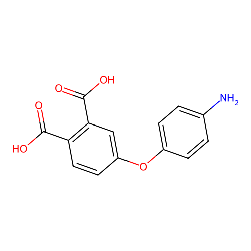 4-(4-Aminophenoxy)benzene-1,2-dicarboxylic acid structure