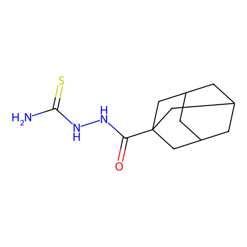 1-(1-Adamantylcarbonyl)thiosemicarbazide structure