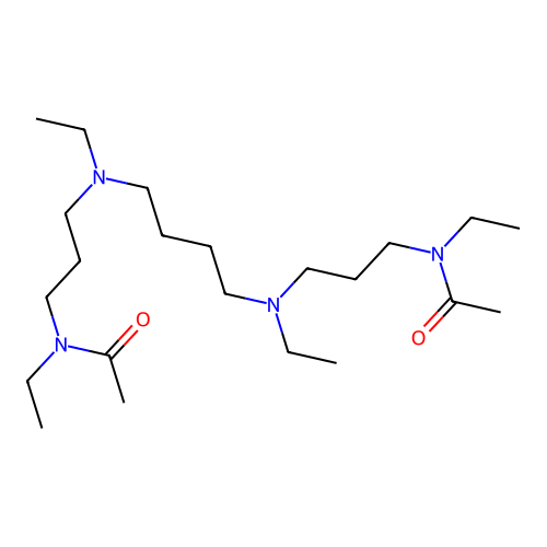 Acetamide, N,N'-[1,4-butanediylbis[(ethylimino)-3,1-propanediyl]]bis*N-ethyl- structure