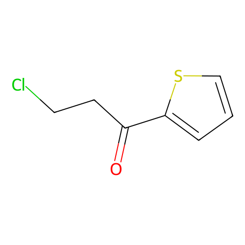 3-Chloro-1-(2-thienyl)-1-propanone structure