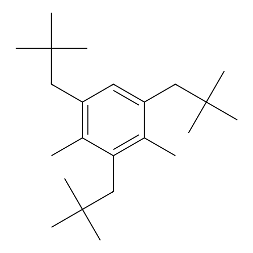 2,4-Dimethyl-1,3,5-trineopentylbenzene structure