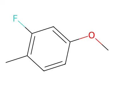 3-Fluoro-4-methylanisole structure
