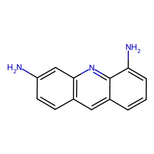Acridine, 3,5-diamino- structure