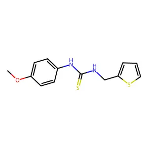 1-(4-Methoxyphenyl)-3-(thiophen-2-ylmethyl)thiourea structure