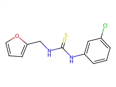 1-(3-Chlorophenyl)-3-(furan-2-ylmethyl)thiourea structure