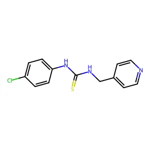 1-(4-Chlorophenyl)-3-(pyridin-4-ylmethyl)thiourea structure