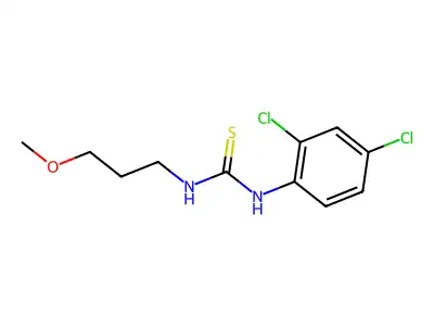 1-(2,4-Dichlorophenyl)-3-(3-methoxypropyl)thiourea structure