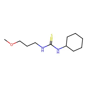 1-Cyclohexyl-3-(3-methoxypropyl)thiourea structure