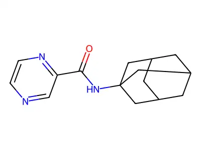 N-(Adamantan-1-YL)pyrazine-2-carboxamide structure