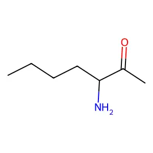 3-Aminoheptan-2-one structure